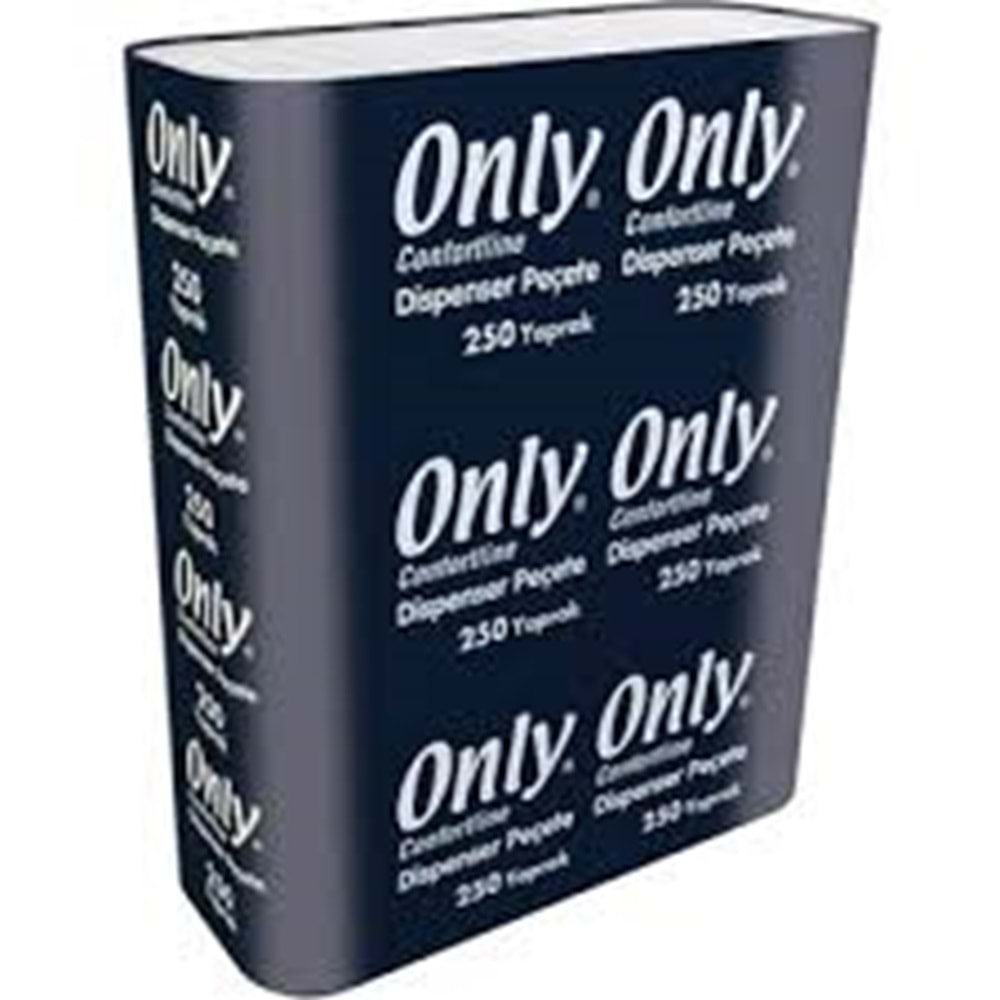 ONLY STANDART DİSP. PEÇETE 250 Lİ 2 KAT