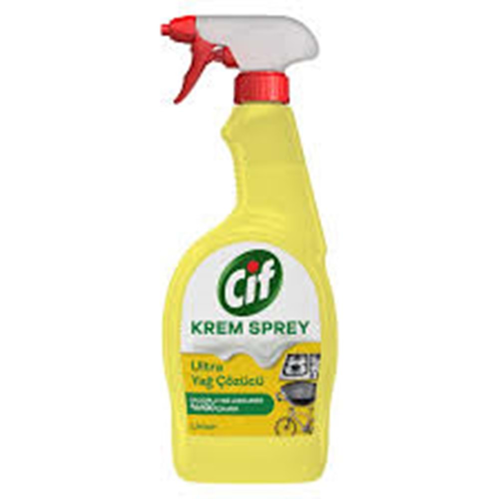 CİF ULTRA KİR YAĞ SARI 750 ML