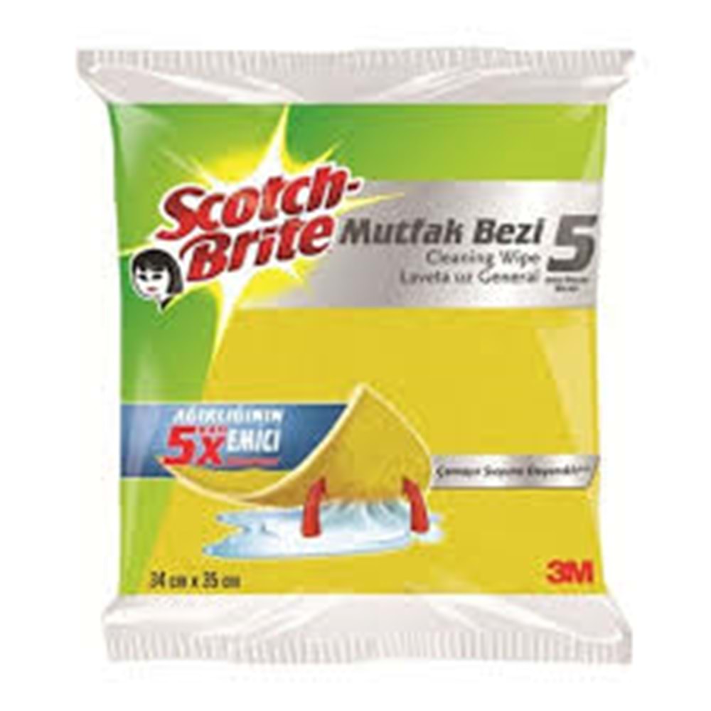 SCOTCH BRİTE TEMİZLİK BEZİ 5 Lİ
