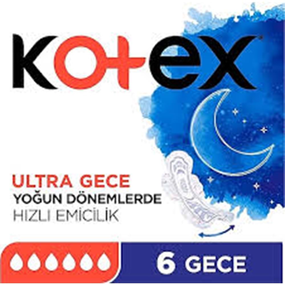 KOTEX TEKLİ GECE 6 LI