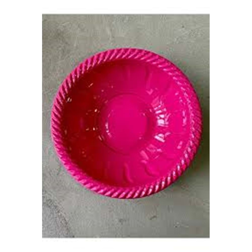ROLL UP ŞEKER PEMBE SALATA KASE BÜYÜK 22 CM 6LI