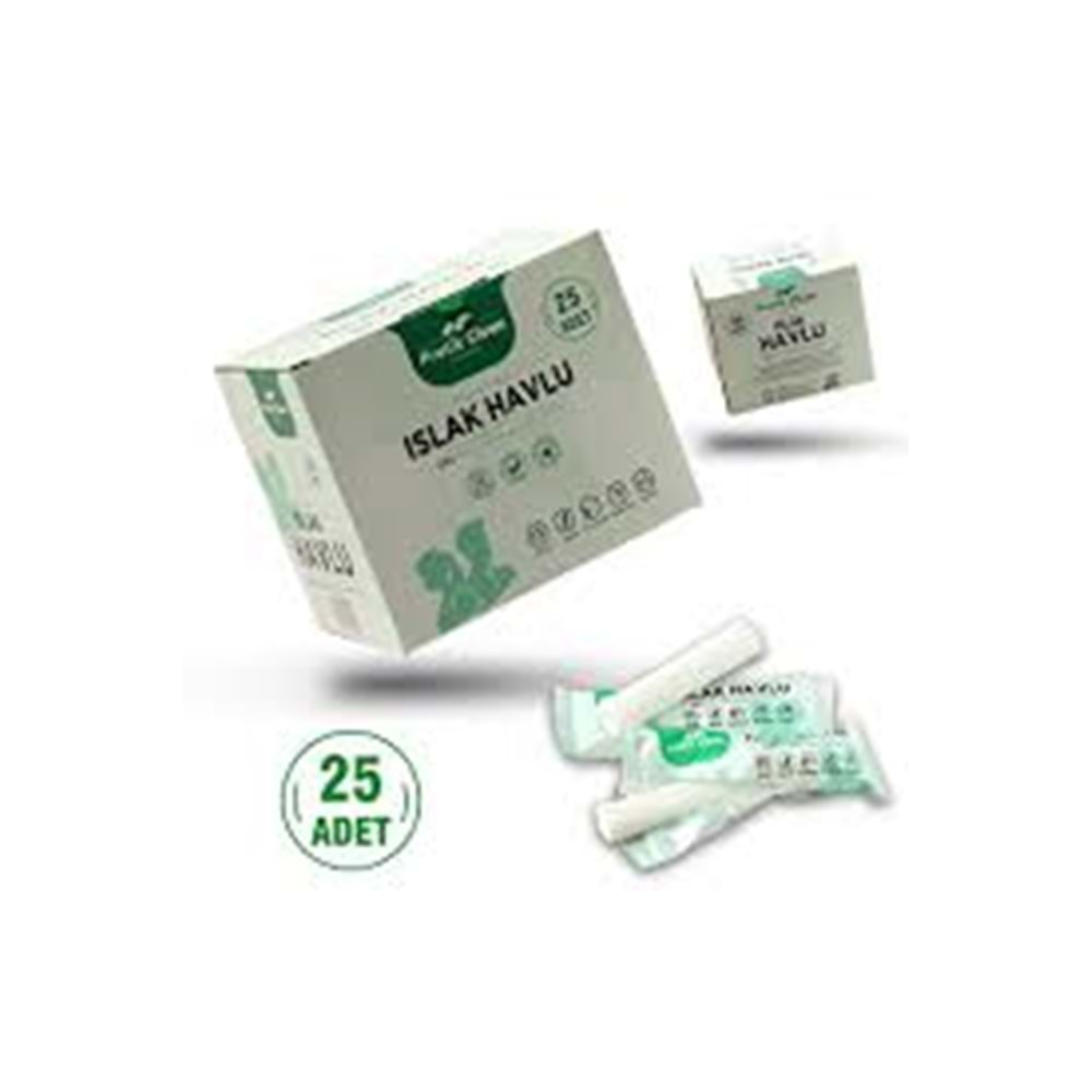 PRATİK ISLAK HAVLU 25 Lİ