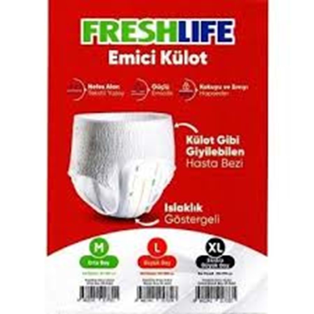 FRESHLİFE EMİCİ KÜLOT BEZ L BOY
