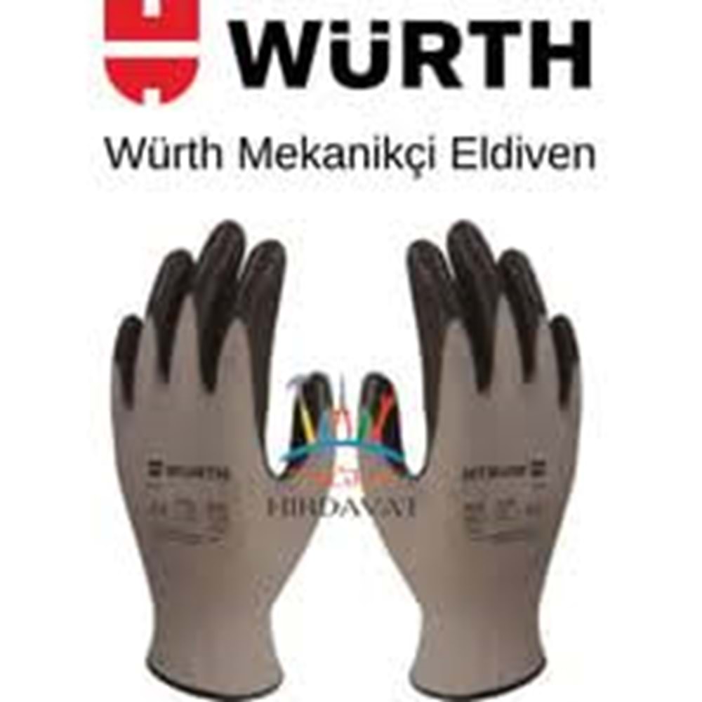 WÜRTH İŞ GÜVENLİĞİ ELDİVENİ XL BOY
