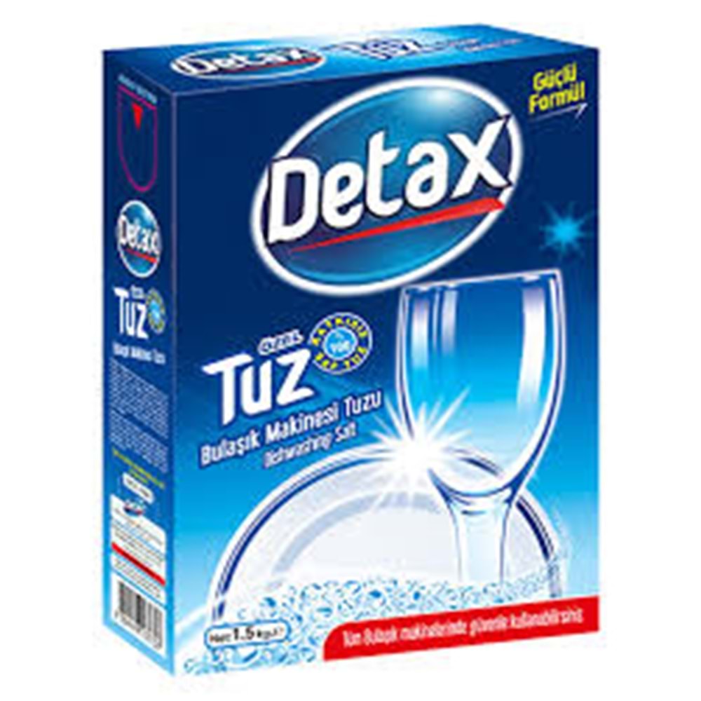 DETAX BULAŞIK MAKİNA TUZU 1,5 KG X8