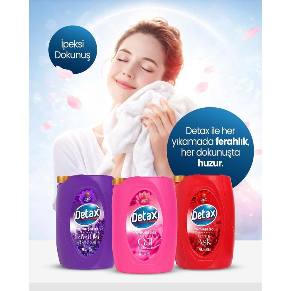 DETAX YUMUŞATICI GÜL 4000 ML