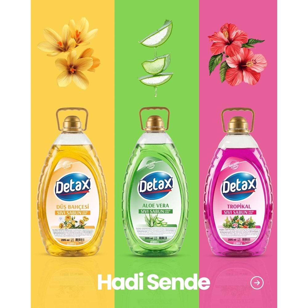 DETAX SIVI SABUN OKYANUS 3000ML*6