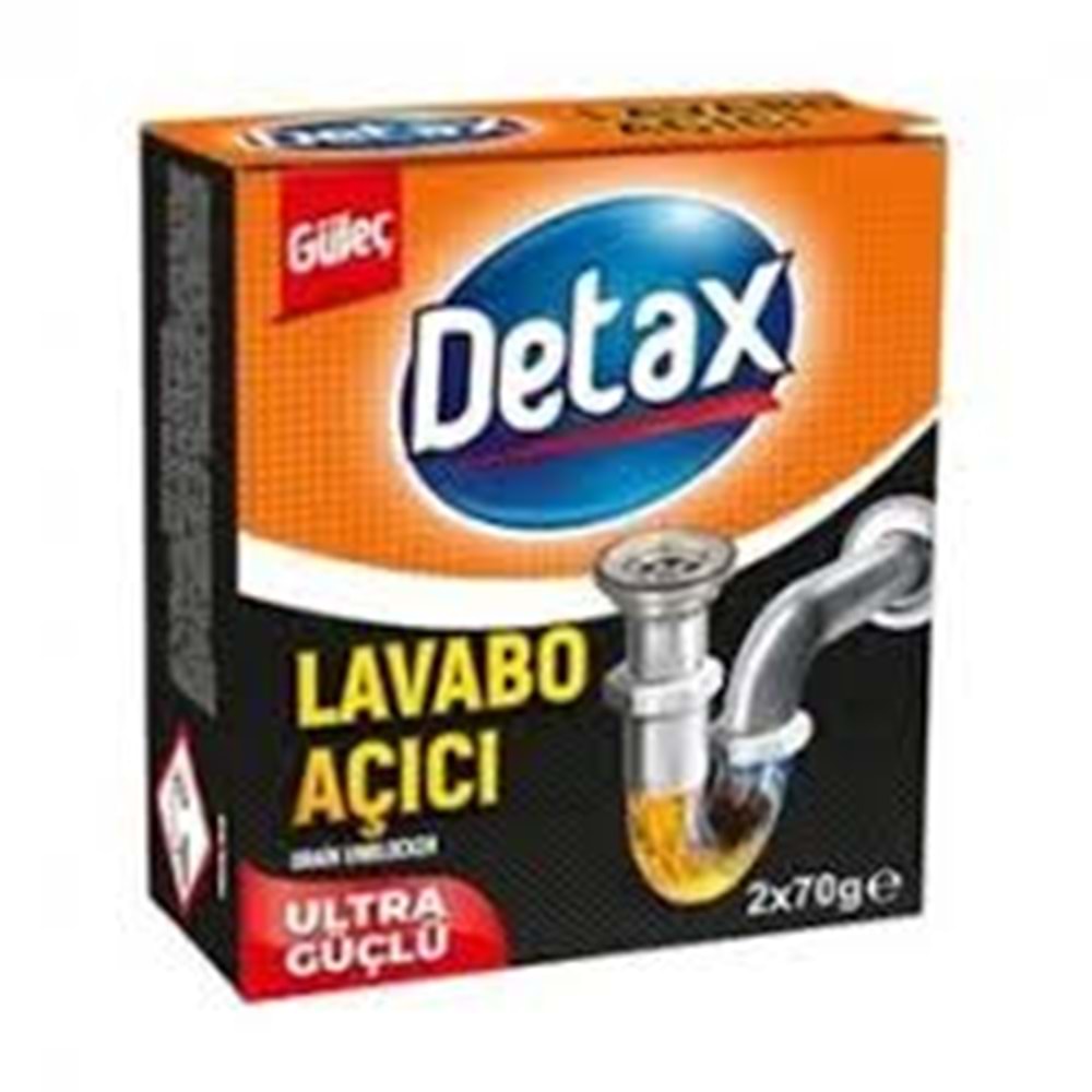 DETAX LAVABO AÇICI TOZ 2*50GR*24