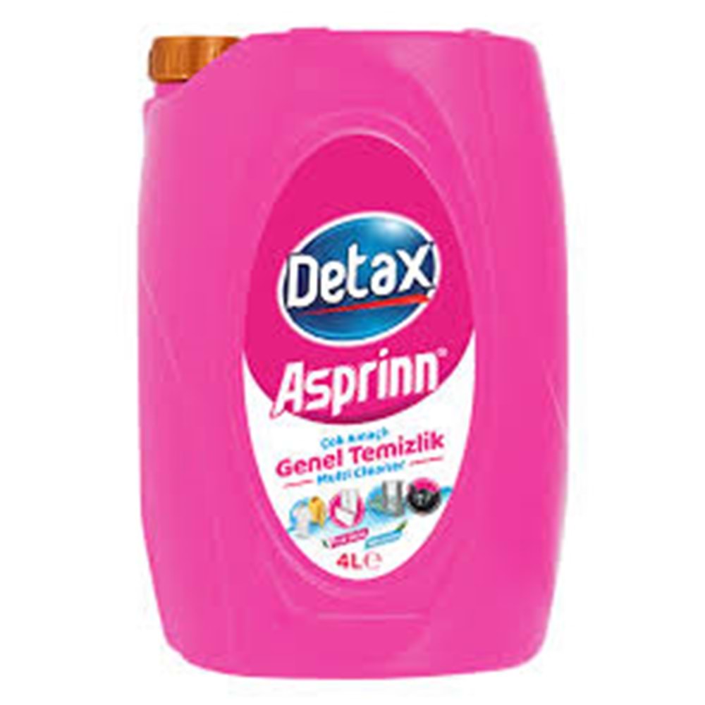 DETAX GÜLEÇ ASPRİN 4000ML*4