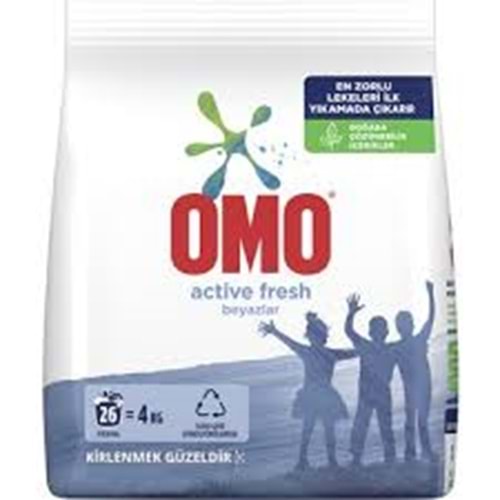 OMO MATİK ACTİVE FRESH BEYAZ 4 KG