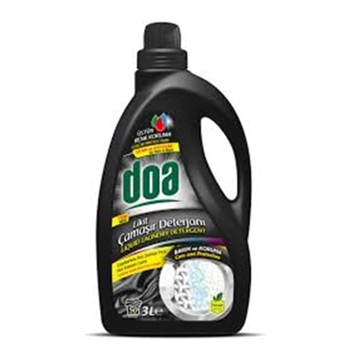 DOA SİYAH KOYU SIVI ÇAMAŞIR DETERJANI 2,7 LT