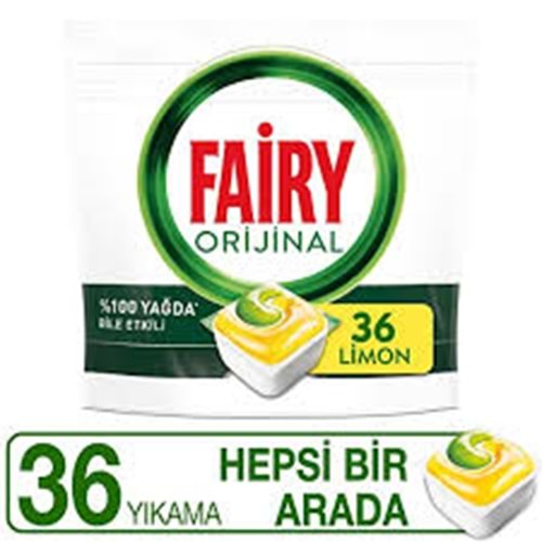 FAİRY HEPSİ 1 ARADA BULAŞIK MAK KAPSÜL 36 LI