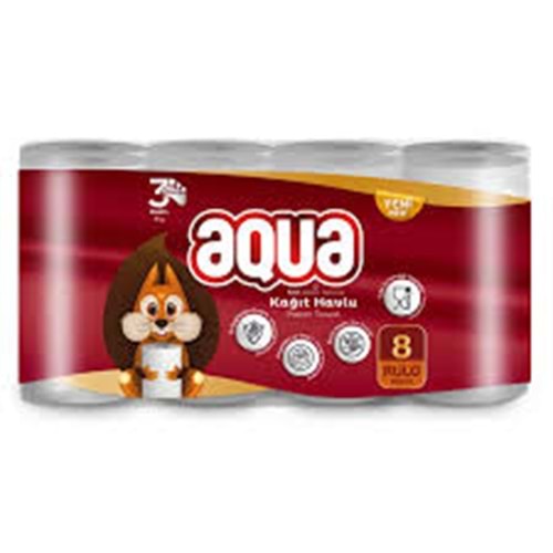 YENİ AQUA 8 Lİ HAVLU