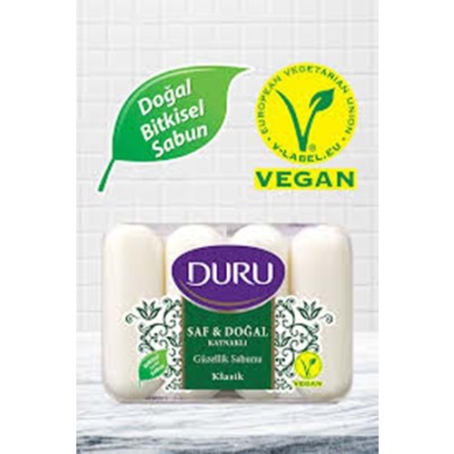 DURU GÜZELLİK SABUNU DOĞAL 4*70 GR