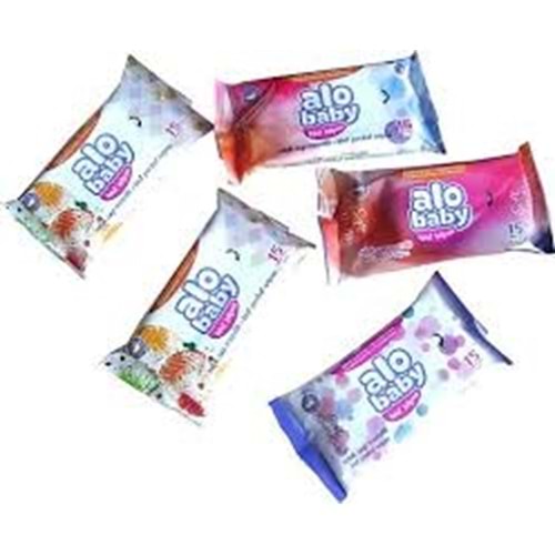 ALO BABAY CEP ISLAK MENDİL 15 Lİ