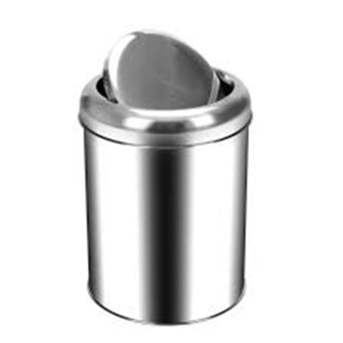 FLORA PASLANMAZ PRATİK KAPAK KROM KOVA 27 LT FT499