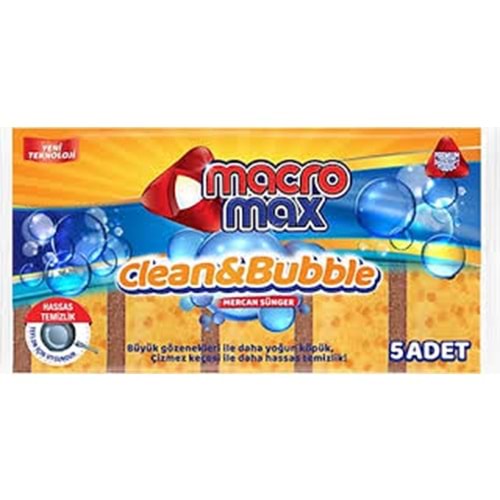 MACROMAX BUBLE SÜNGER 5 Lİ