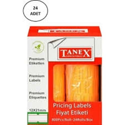 HERBOY ETİKET SARI 12*21 MM 600 LÜ