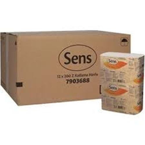 SENS Z KATLAMA HAVLU 12*Lİ