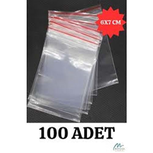 FLOW KİLİTLİ POŞET 6*7 100 LÜ