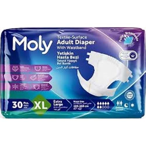 MOLY BEL BANTLI HASTA BEZI XL 30 LU