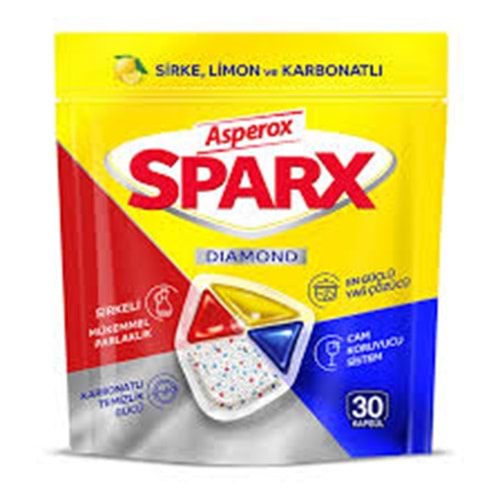 ASPEROX SPARK DİAMOND BULAŞIK MAK KAPSÜL 30 LU