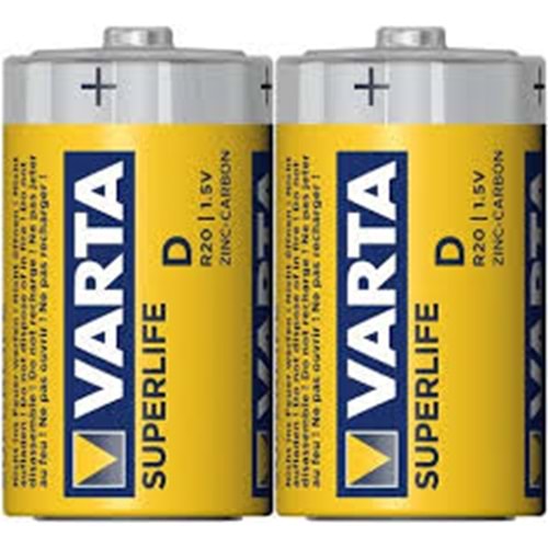 VARTA SÜPERLİFE PİL D2 2 Lİ
