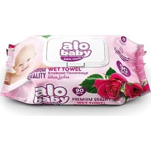 ALOBABY ISLAK MENDIL 90 LI