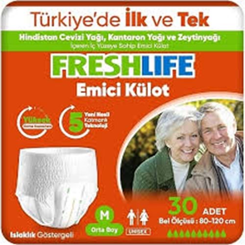 FRESHLİFE EMİCİ KÜLOT BEZ M BOY