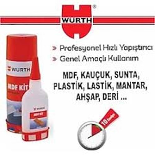 WÜRTH GENEL HIZLI YAPIŞTIRICI 100+500 ML