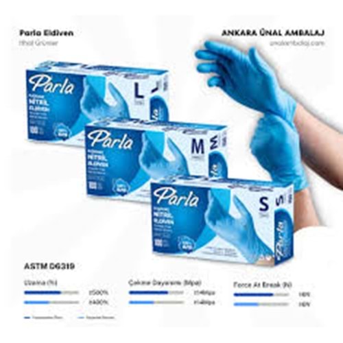 PARLA NİTRİL M ELDİVEN 100 LÜ