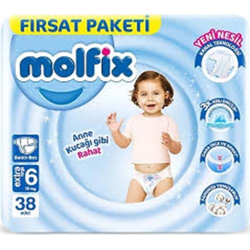MOLFİX 3D EXK LARGE 6 NO 38 Lİ