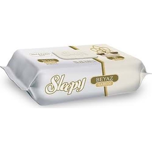 SLEEPY ISLAK MENDİL BEYAZ SABUN 90 LI
