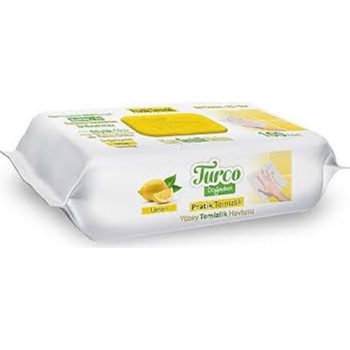 BABY TURCO TEMİZLİK HAVLUSU LİMON 100 LÜ