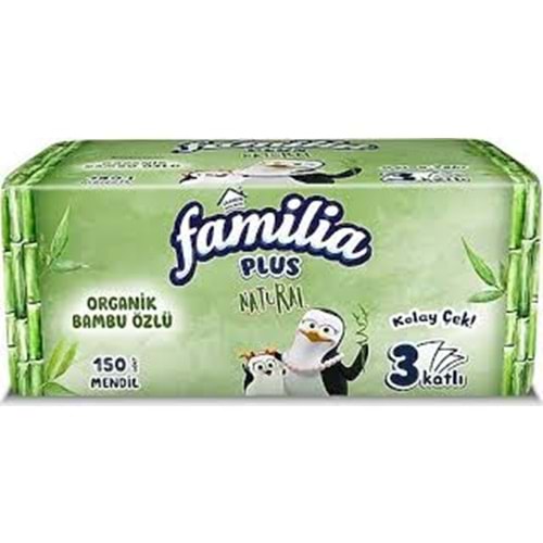 FAMİLYA NATURAL MENDİL 150 Lİ