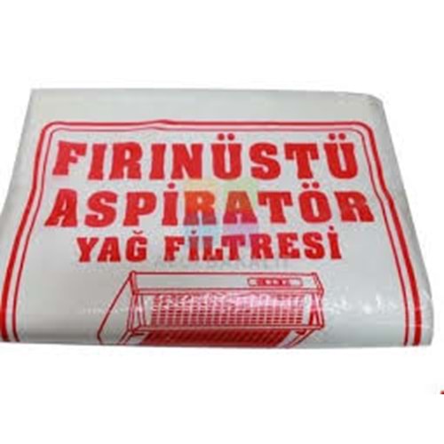 ASPİRATÖR FİLTRESİ 50 CM 2 Lİ