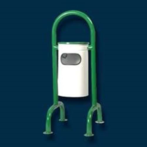 FT 480 BAHÇE TİPİ AYAKLI ÇÖP KOVASI METAL