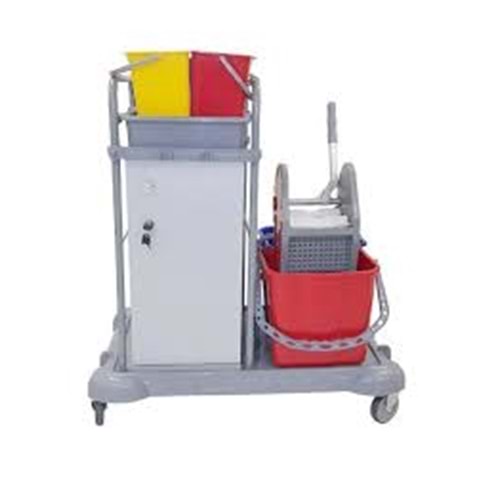 KAT TEMİZLİK ARABASI PLASTİK