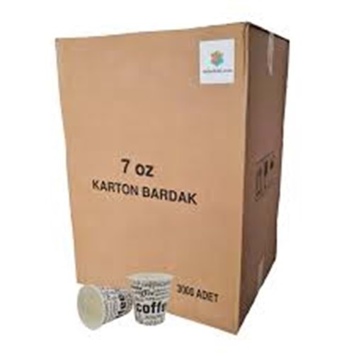 KARTON BARDAK 7 OZ 3000 Lİ