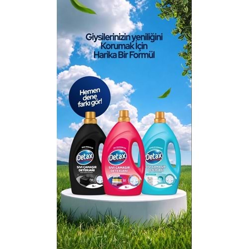 DETAX SIVI ÇAMAŞIR DETERJANI TÜM RENK 3 LT
