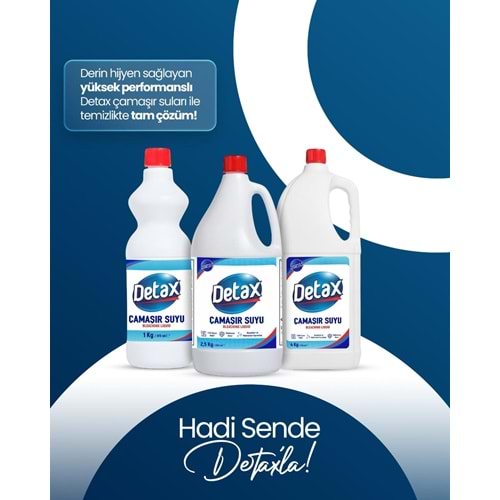DETAX ÇAMAŞIR SUYU 4 KG*6