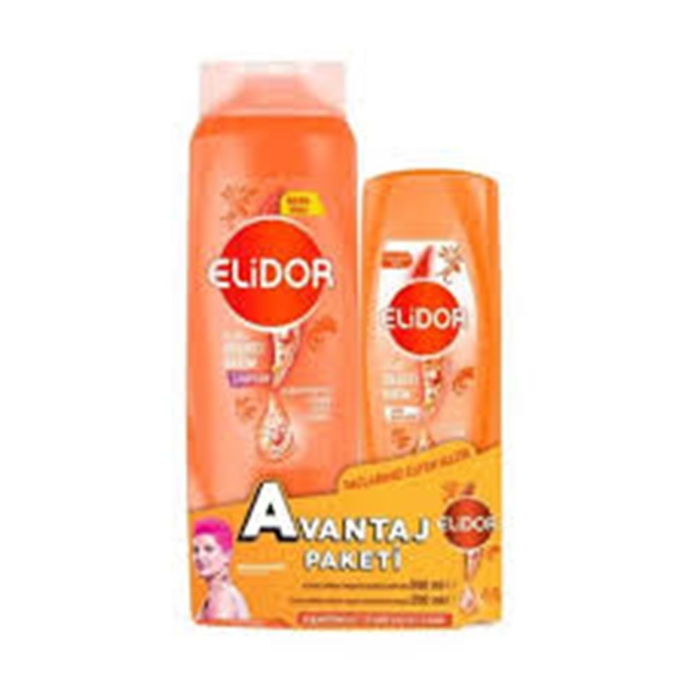 ELİDOR AVANTAJ PAKET ONARICI BAKIM 400ML+200 ML TURUNCU