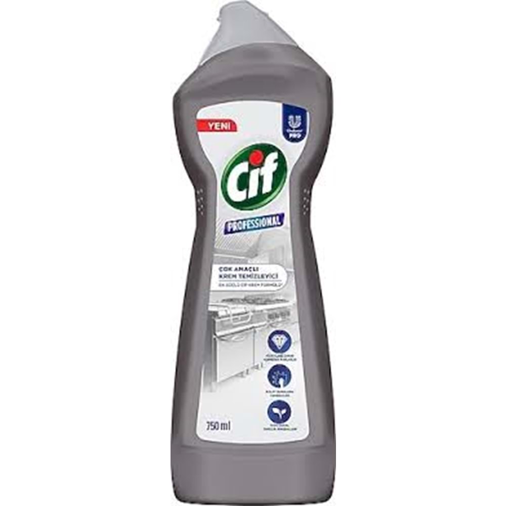 CİF PROFESSIONAL ÇOK AMAÇLI KREM TEMİZLEYİCİ 750 ML