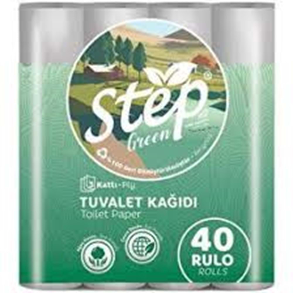 STEP BAMBU TUVALET KAĞIDI 3 KAT 40LI