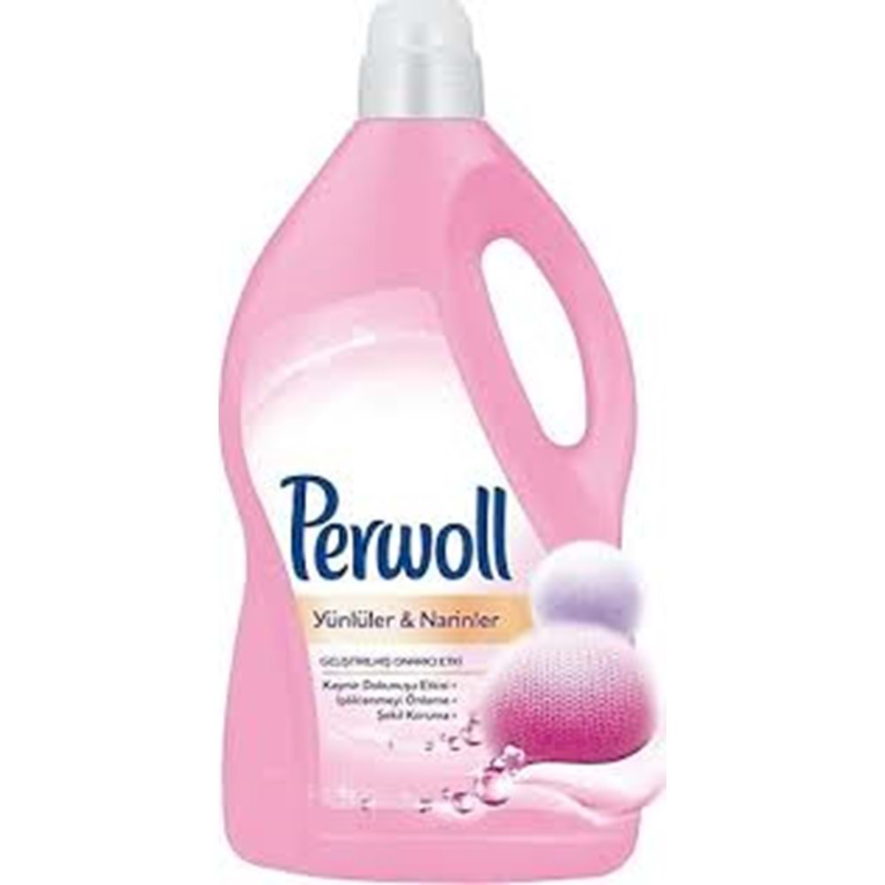 PERWOL YÜNLÜ VE NARİN SIVI DETERJAN 2,97 LT