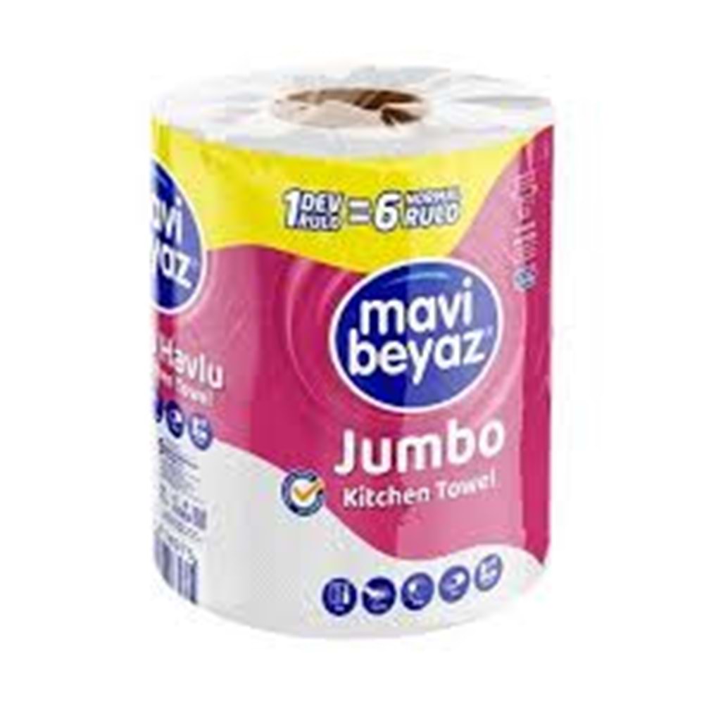 MAVİ BEYAZ DEV HAVLU