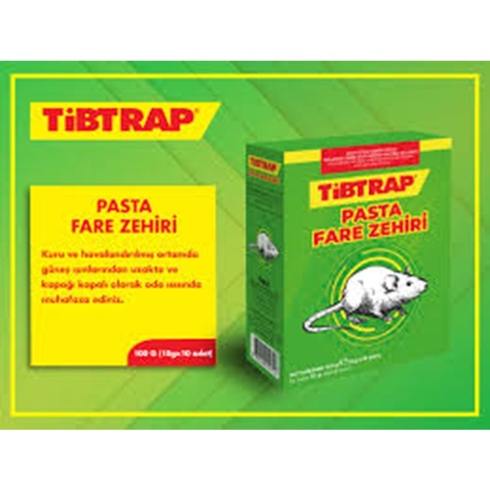 TİBTRAP FARE PASTA ZEHİRİ 100 GR