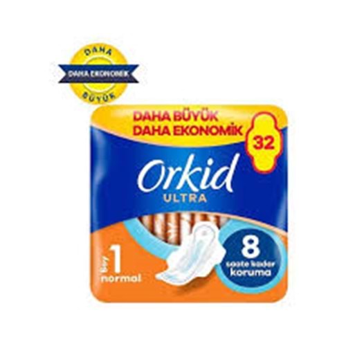 ORKİD ULTRA TEKLİ NORMAL 1 NO 8 Lİ