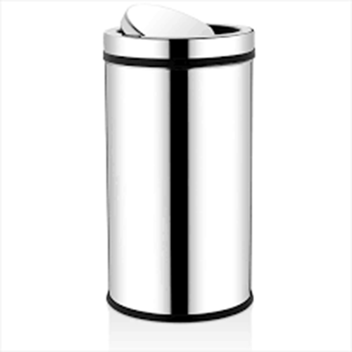 FLORA PASLANMAZ PRATİK KAPAK KROM KOVA 16 LT FT497