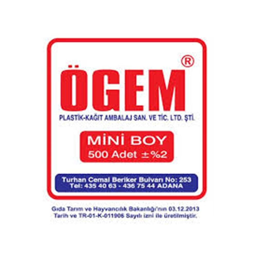 ÖGEM MİNİ 500 LÜ HIŞIR